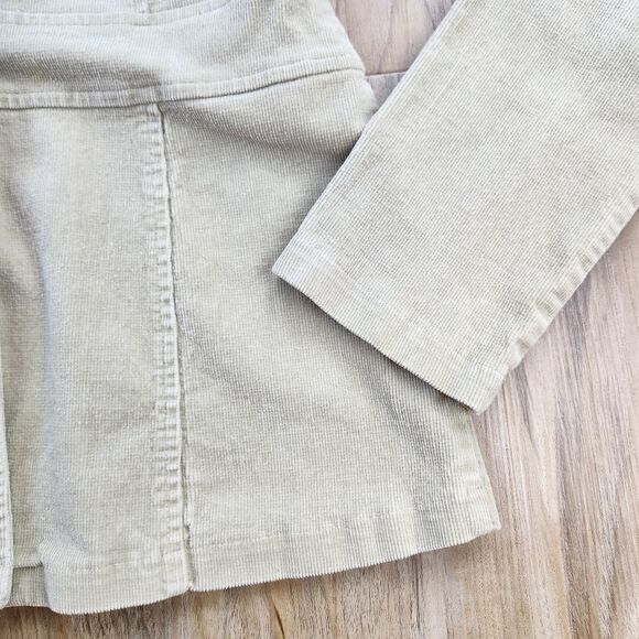 💜Finesse Cream Corduroy Fitted Jacket Large - Picture 8 of 9
